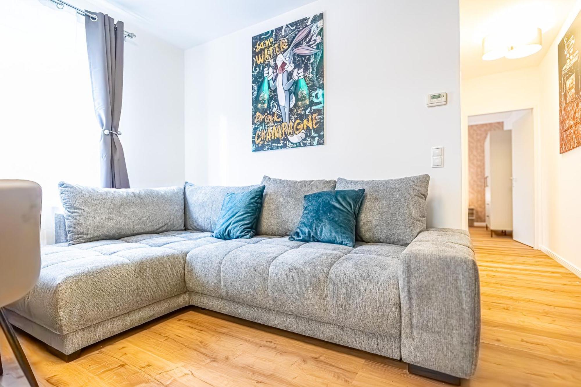 Charming 1Br And 1Lr Apt Modern Design Donaustadt Wien Eksteriør billede