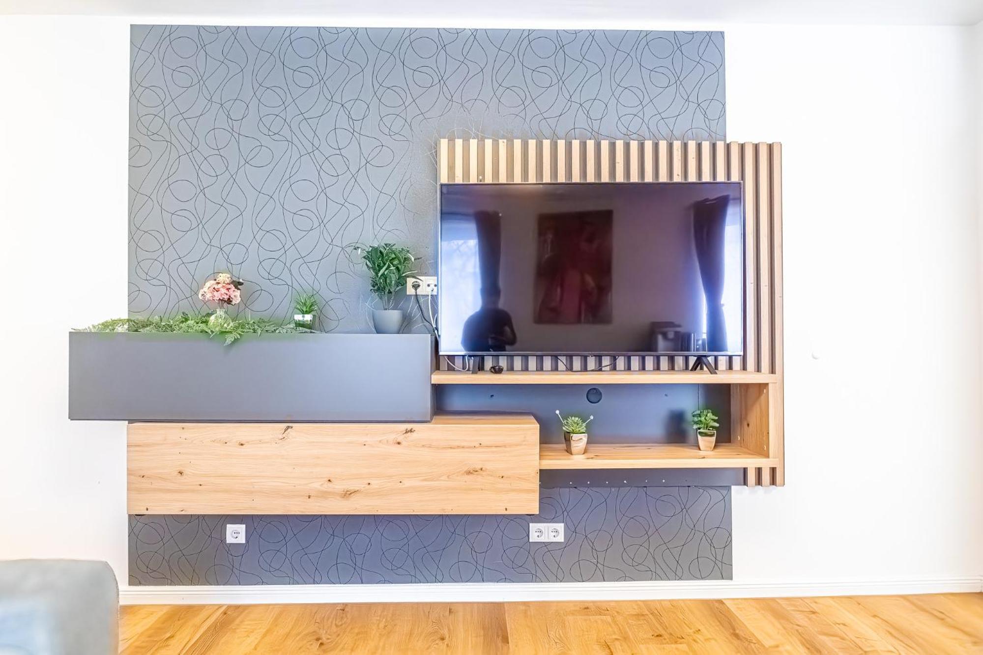 Charming 1Br And 1Lr Apt Modern Design Donaustadt Wien Eksteriør billede