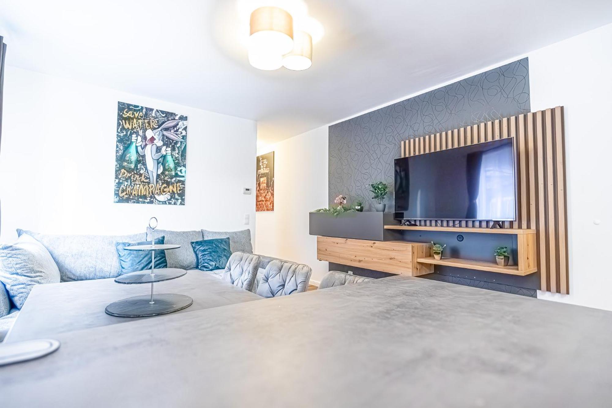 Charming 1Br And 1Lr Apt Modern Design Donaustadt Wien Eksteriør billede