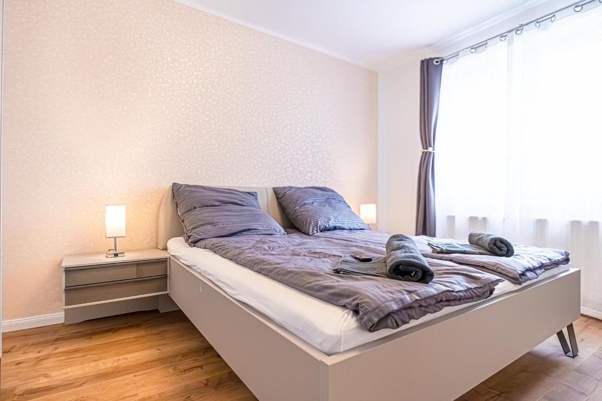 Charming 1Br And 1Lr Apt Modern Design Donaustadt Wien Eksteriør billede