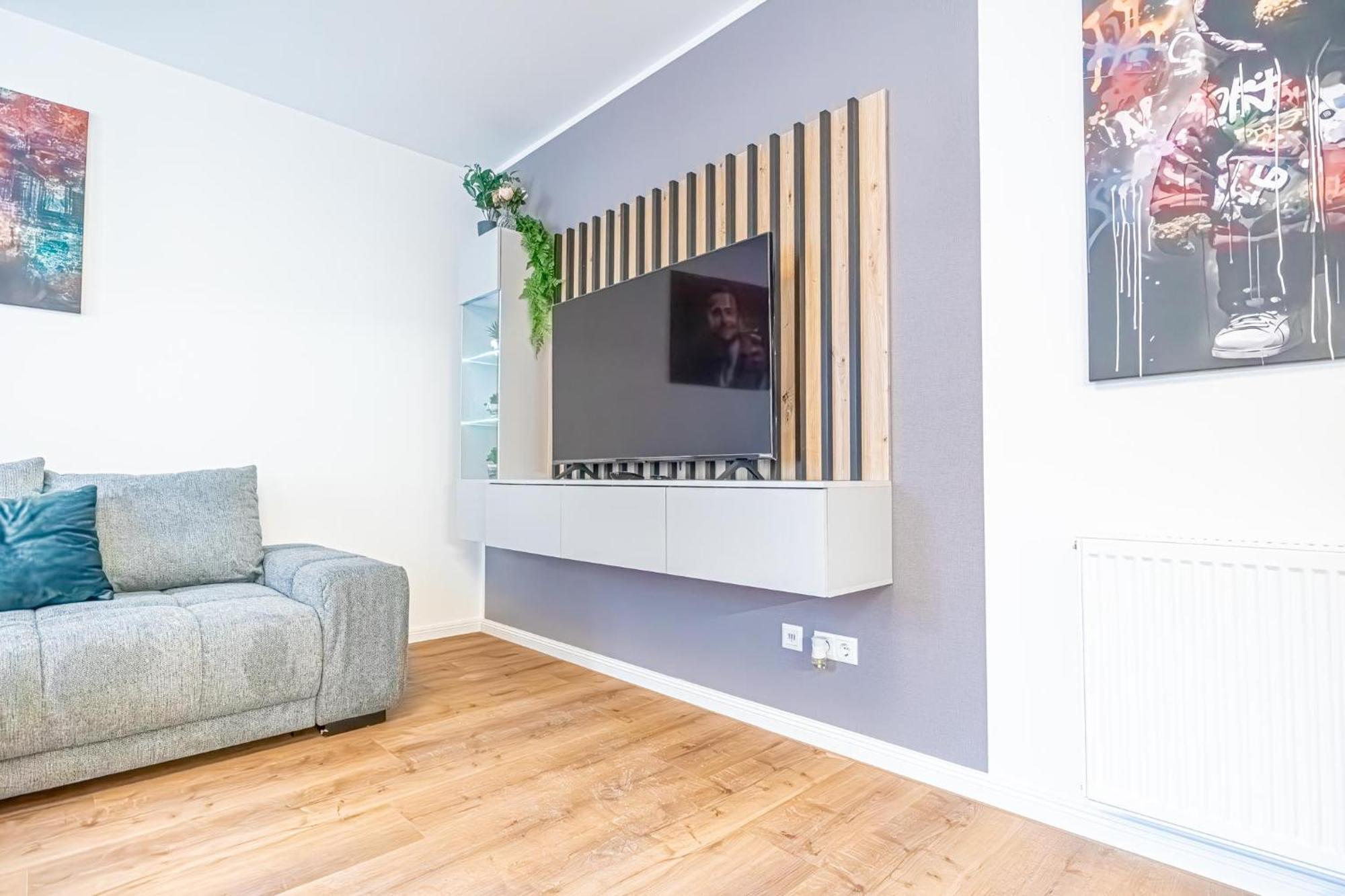 Charming 1Br And 1Lr Apt Modern Design Donaustadt Wien Eksteriør billede